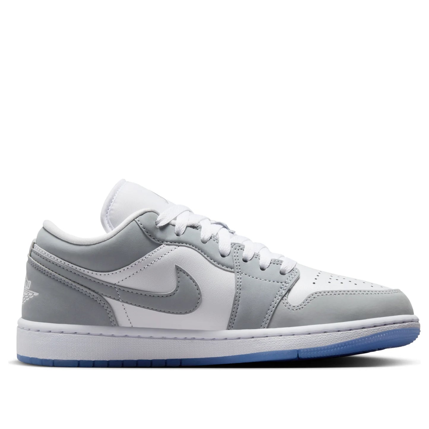 Air Jordan 1 Low 'White Wolf Grey' Mujer