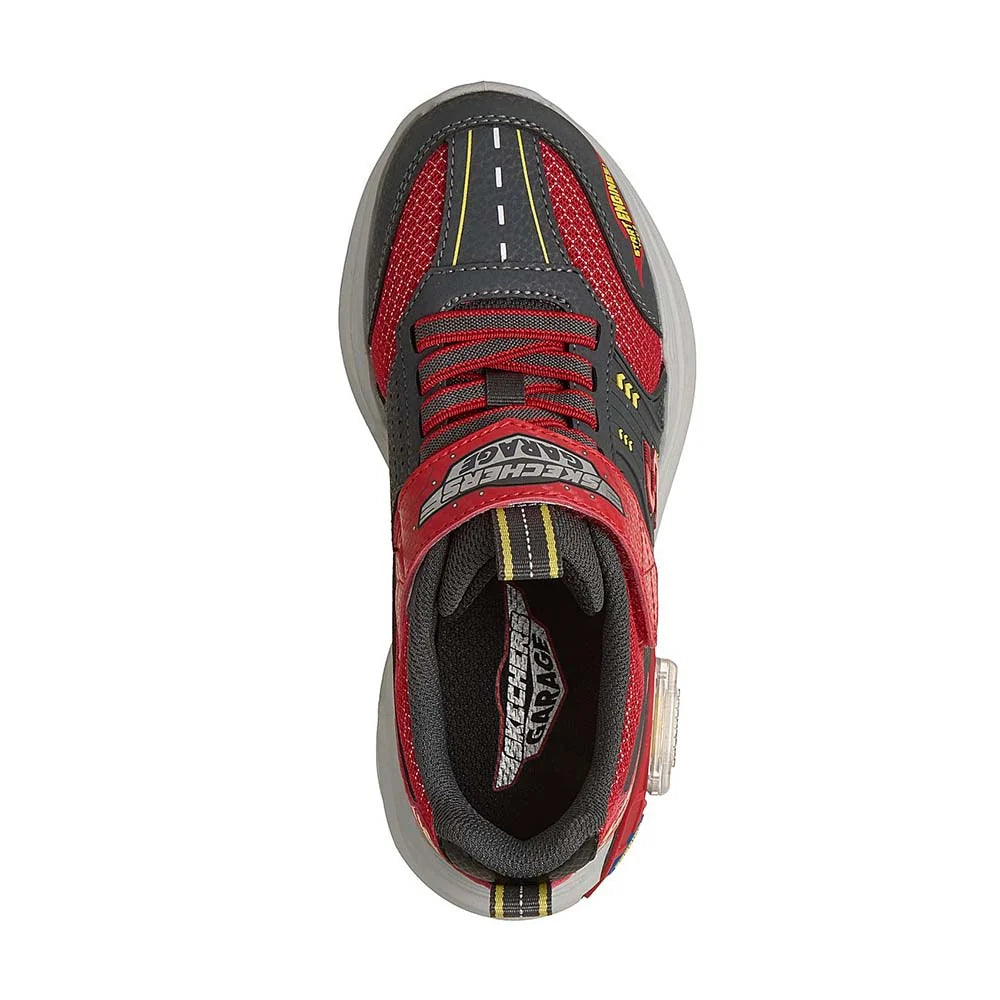Zapatos Skechers Garage Red Charcoal Niño