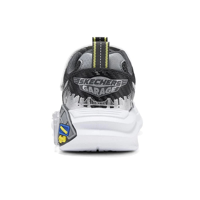 Zapatos Skechers Garage Silver Black Niño