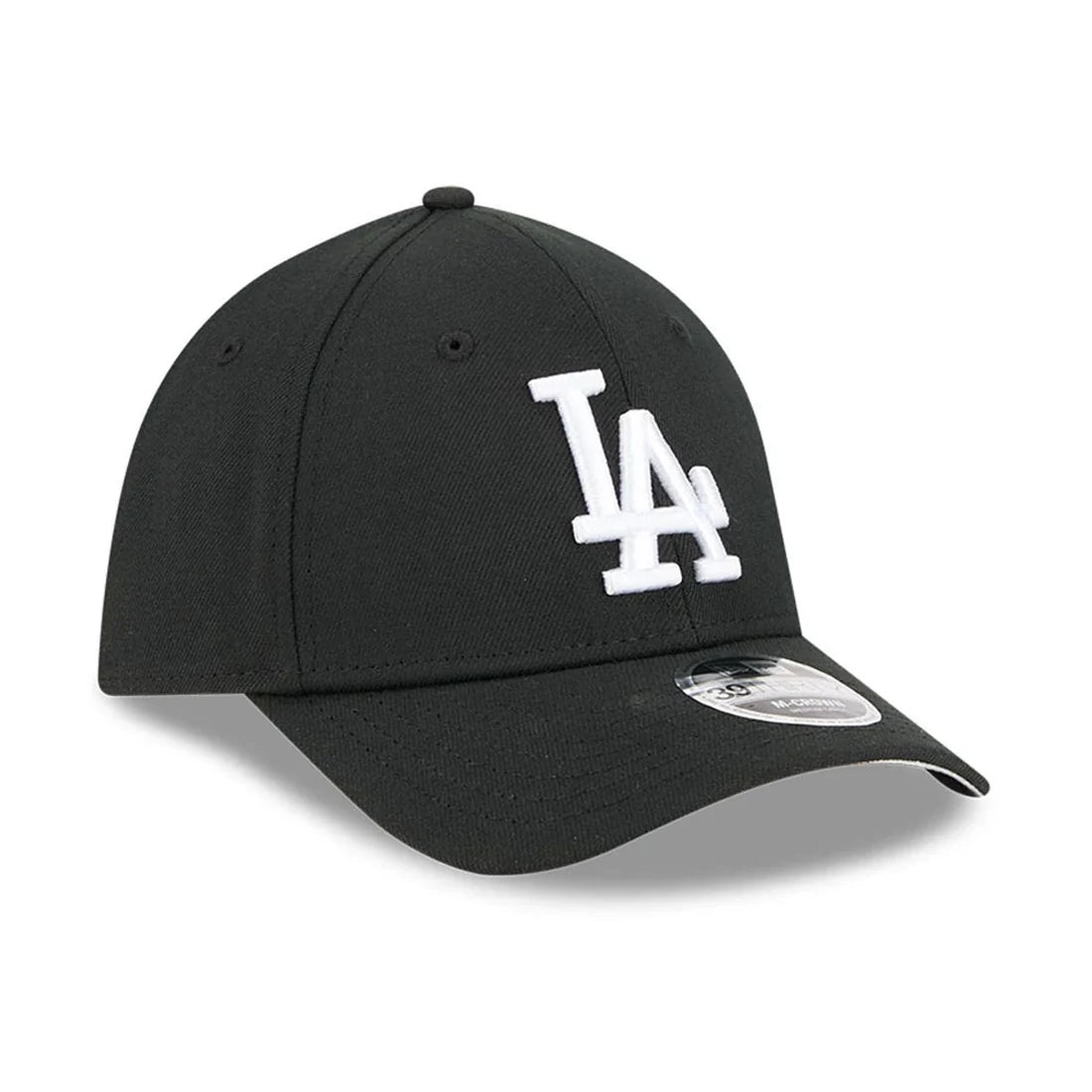 LA Dodgers MLB Black 39THIRTY M-Crown Stretch Fit Cap