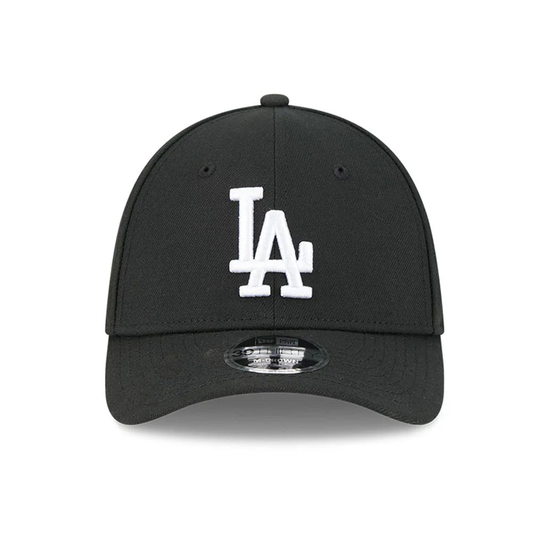 LA Dodgers MLB Black 39THIRTY M-Crown Stretch Fit Cap