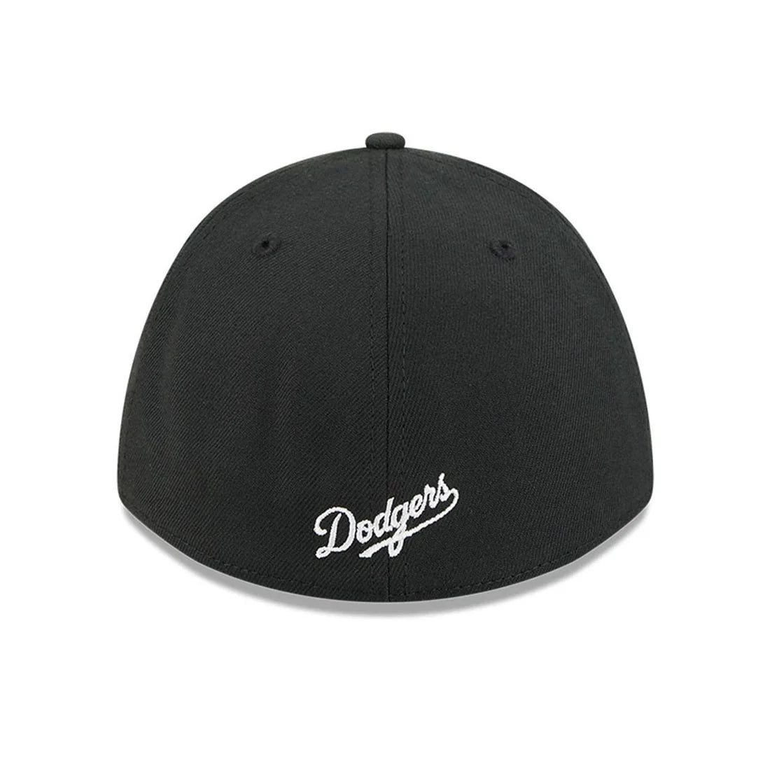 LA Dodgers MLB Black 39THIRTY M-Crown Stretch Fit Cap