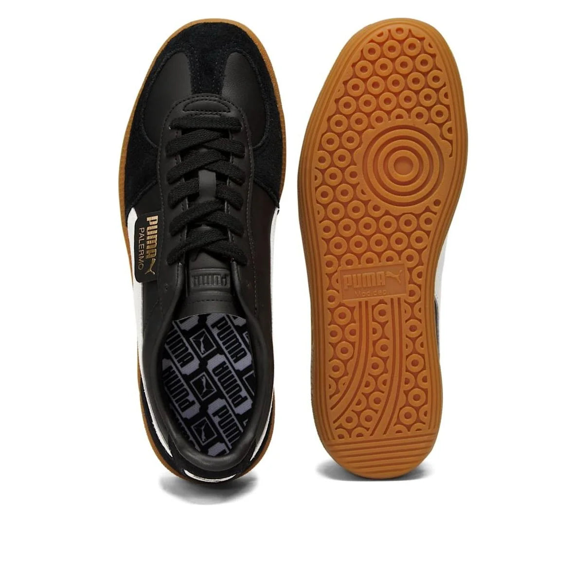 PUMA Palermo Leather 'Black Feather Grey Gum'