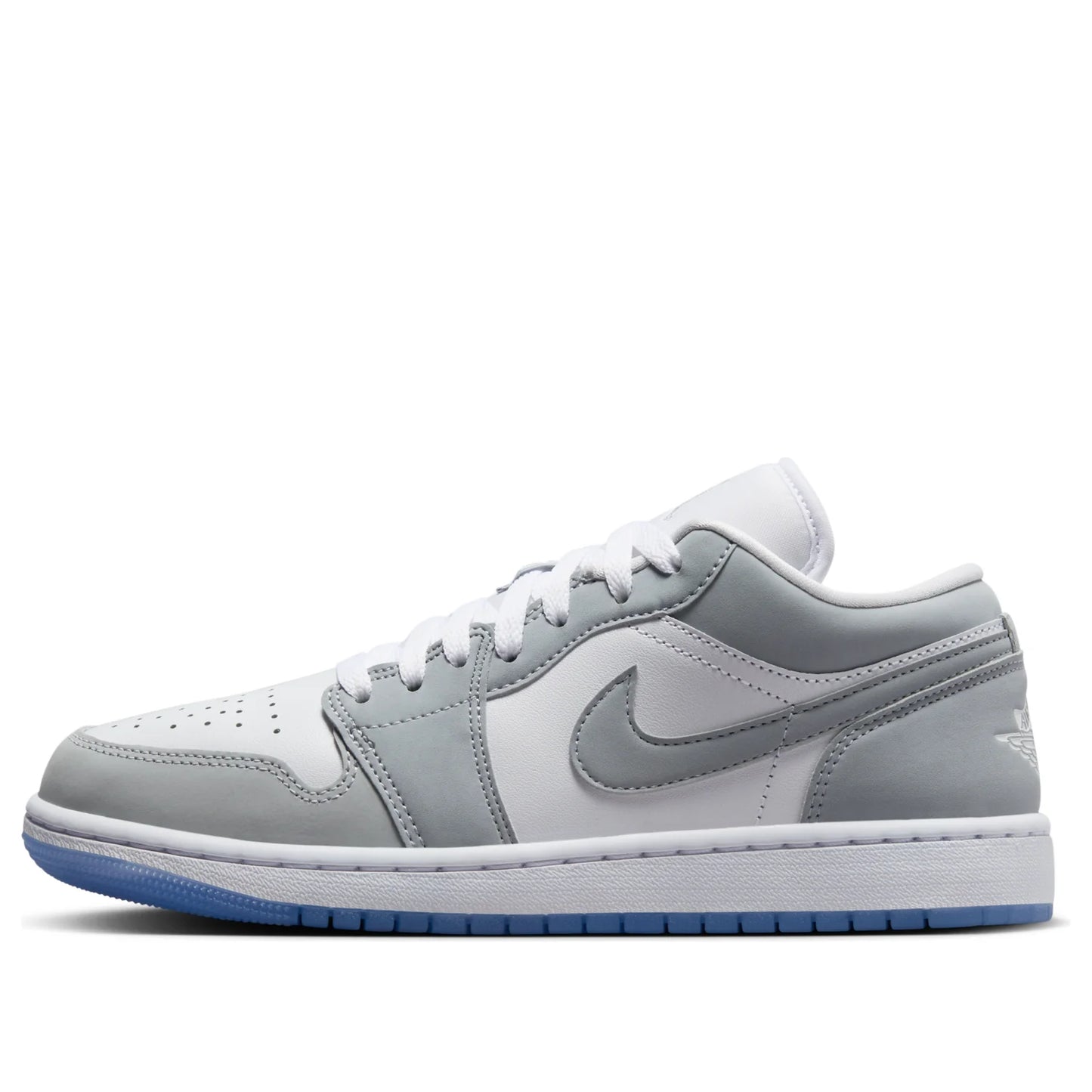 Air Jordan 1 Low 'White Wolf Grey' Mujer