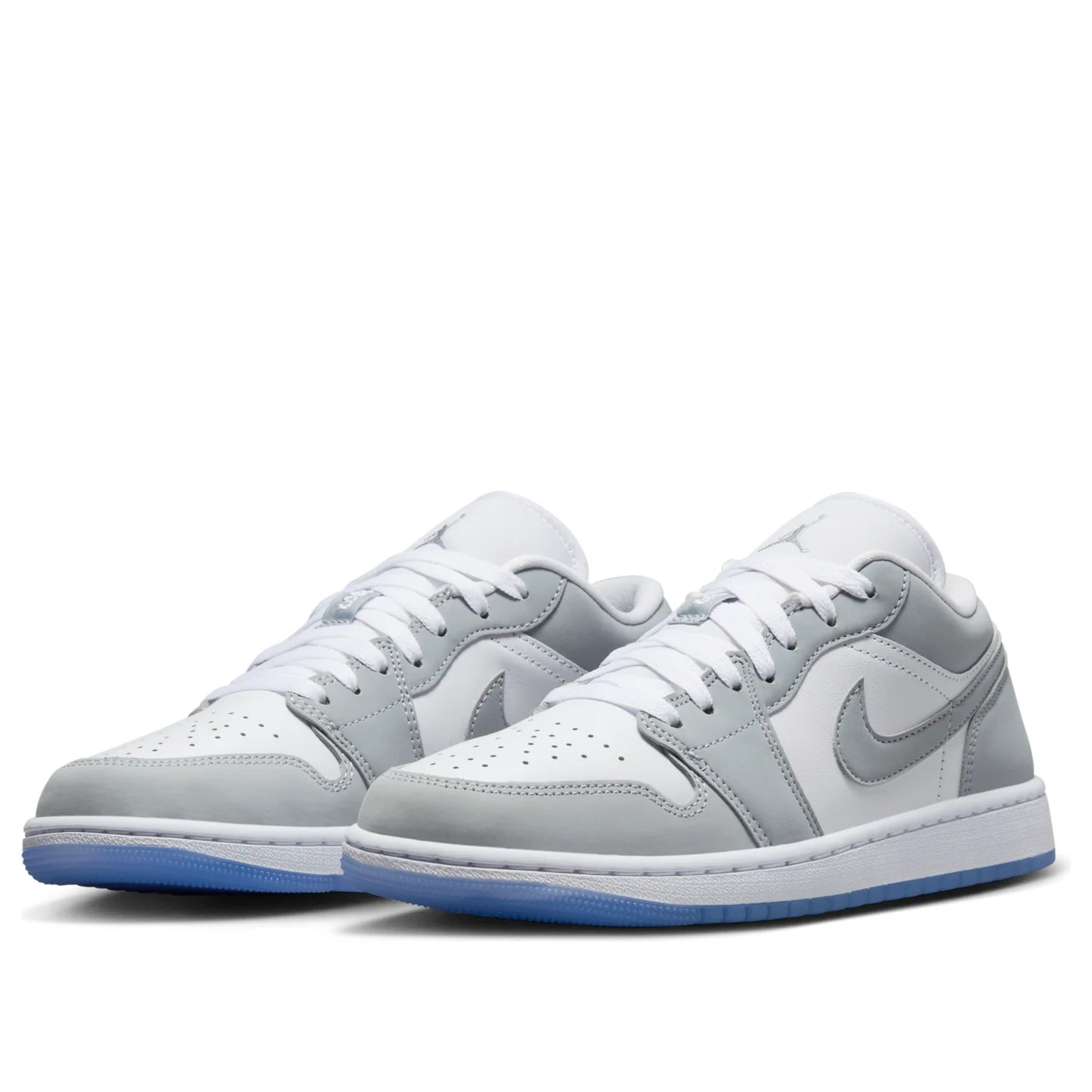 Air Jordan 1 Low 'White Wolf Grey' Mujer