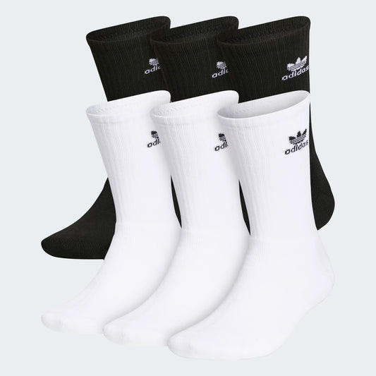 Adidas Trefoil Crew Socks 6 Pairs