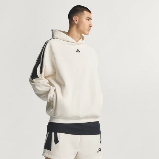adidas Basketball 3-Stripes Fleece Hoodie